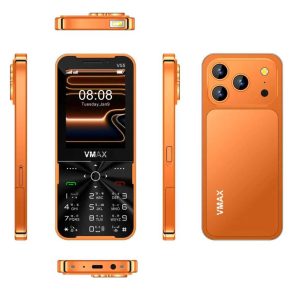 Vmax V55 | 2,500 mAH Battery | Big Torch Light | Auto Call Record | 1 Year Official Warranty